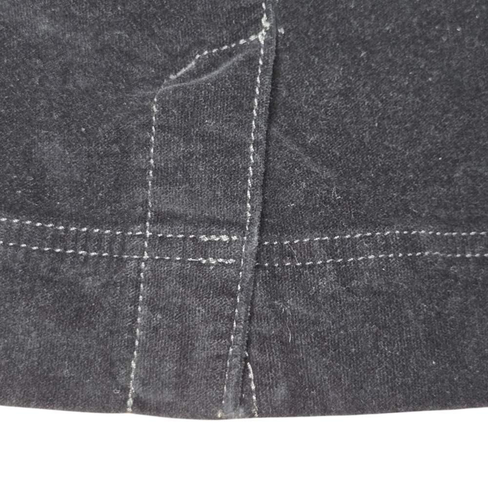 Athleta Womens Black Velvet Corduroy Mini Skirt Size 4 - Picture 6 of 12